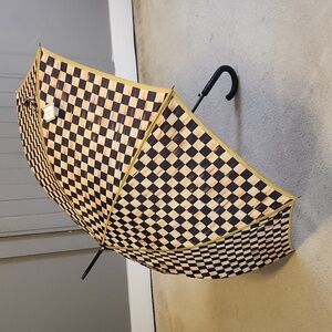 NWT MacKenzie-Childs Courtly Check Umbrella